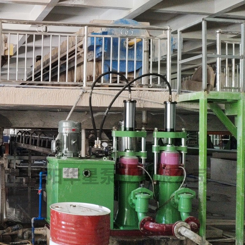 壓濾機節(jié)能進料泵，液壓陶瓷柱塞泥漿泵