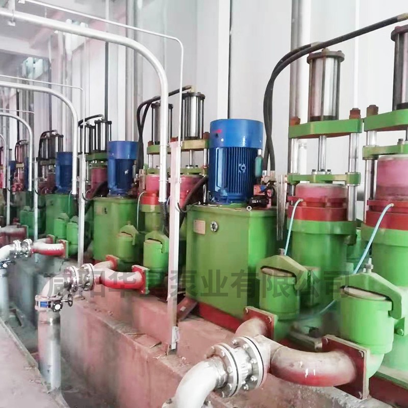 壓濾機節(jié)能進料泵，液壓陶瓷柱塞泥漿泵