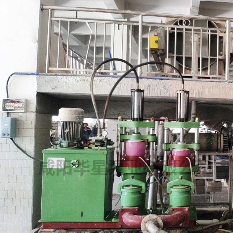 壓濾機節(jié)能進料泵，液壓陶瓷柱塞泥漿泵