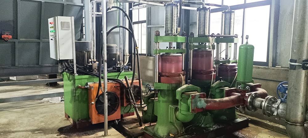 壓濾機柱塞泵三缸泵現場使用圖片5 洗煤廠陶瓷柱塞泵使用現場